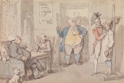 El oficial de reclutamiento de Thomas Rowlandson